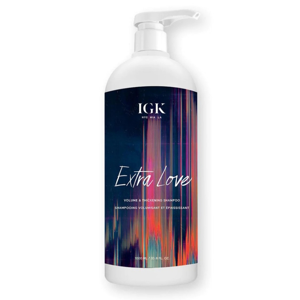 IGK EXTRA LOVE SHAMPOOVOLUME AND THICKENING SHAMPOO liter 33.8 oz